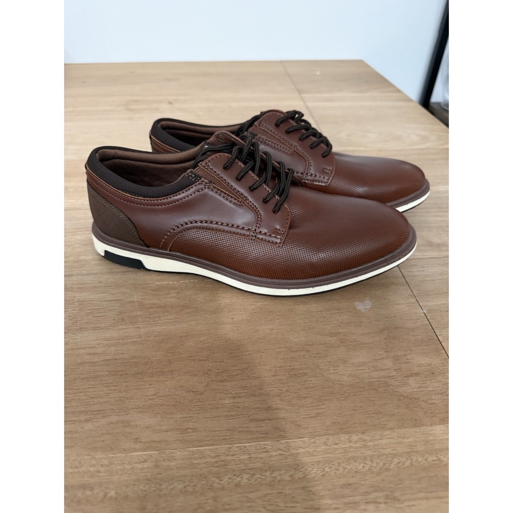 ALDO Shumen Men's Brown Dress Shoes Lace Up Comfort Casual Oxford Size 7.5
